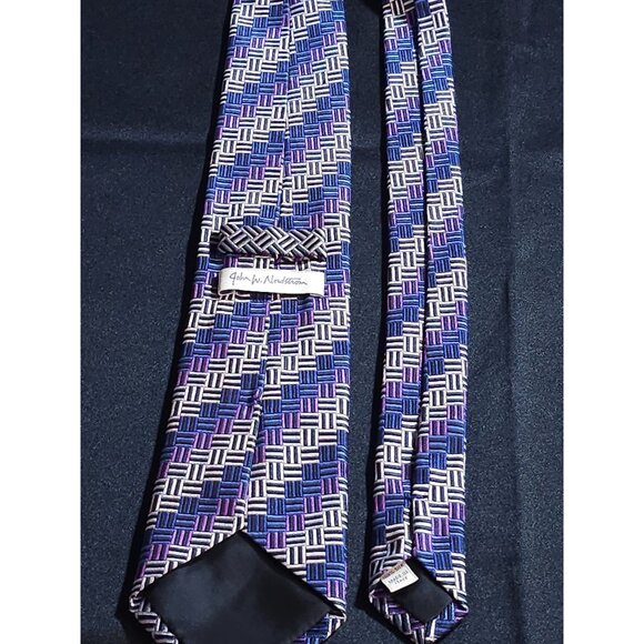 Vintage John W. Nordstrom Mens Woven Silk Tie - Picture 12 of 12